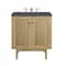 James Martin Vanities Laurent 30in Single Vanity, Light Natural Oak w/ 3 CM Charcoal Soapstone Top 545-V30-LNO-3CSP - alternate 1